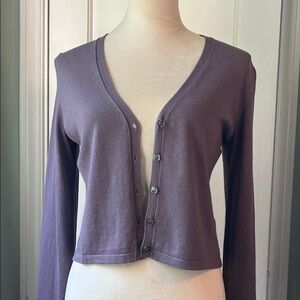 J.Jill V-Neck Cardigan Sweater